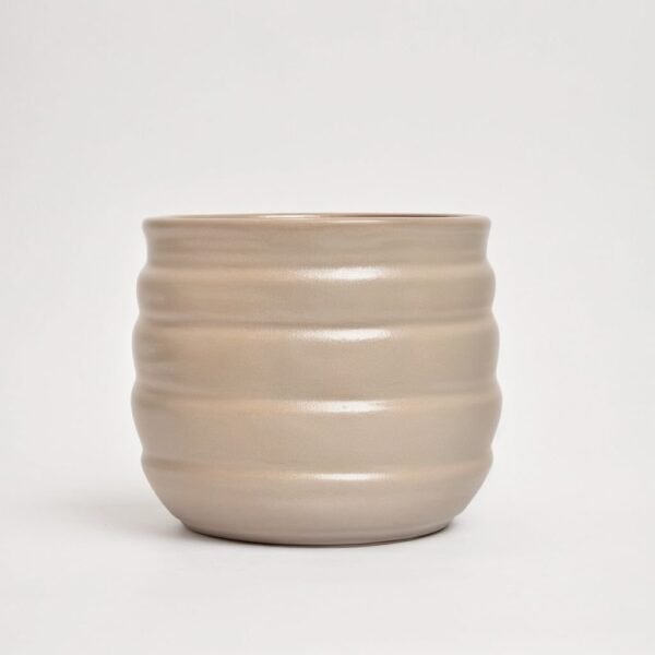Pot ceramic  pearl mokka