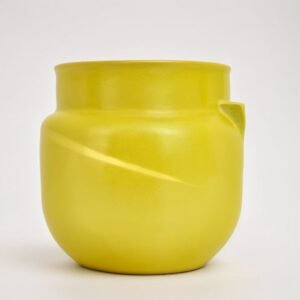 Pot ceramic Space X matte yellow