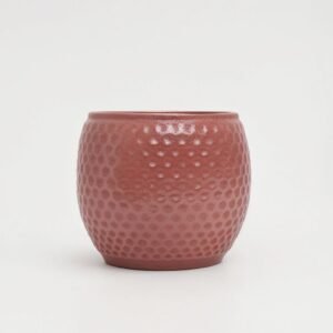 Pot ceramic Kropla matte bordo