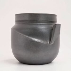 Pot ceramic Space X pearl black